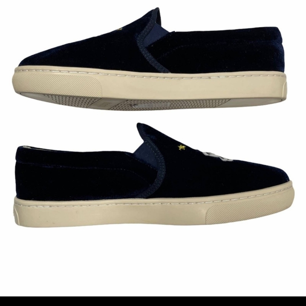 Soludos Blue Velvet Sheep Shoes Slip-on 8.5 - Picture 4 of 9